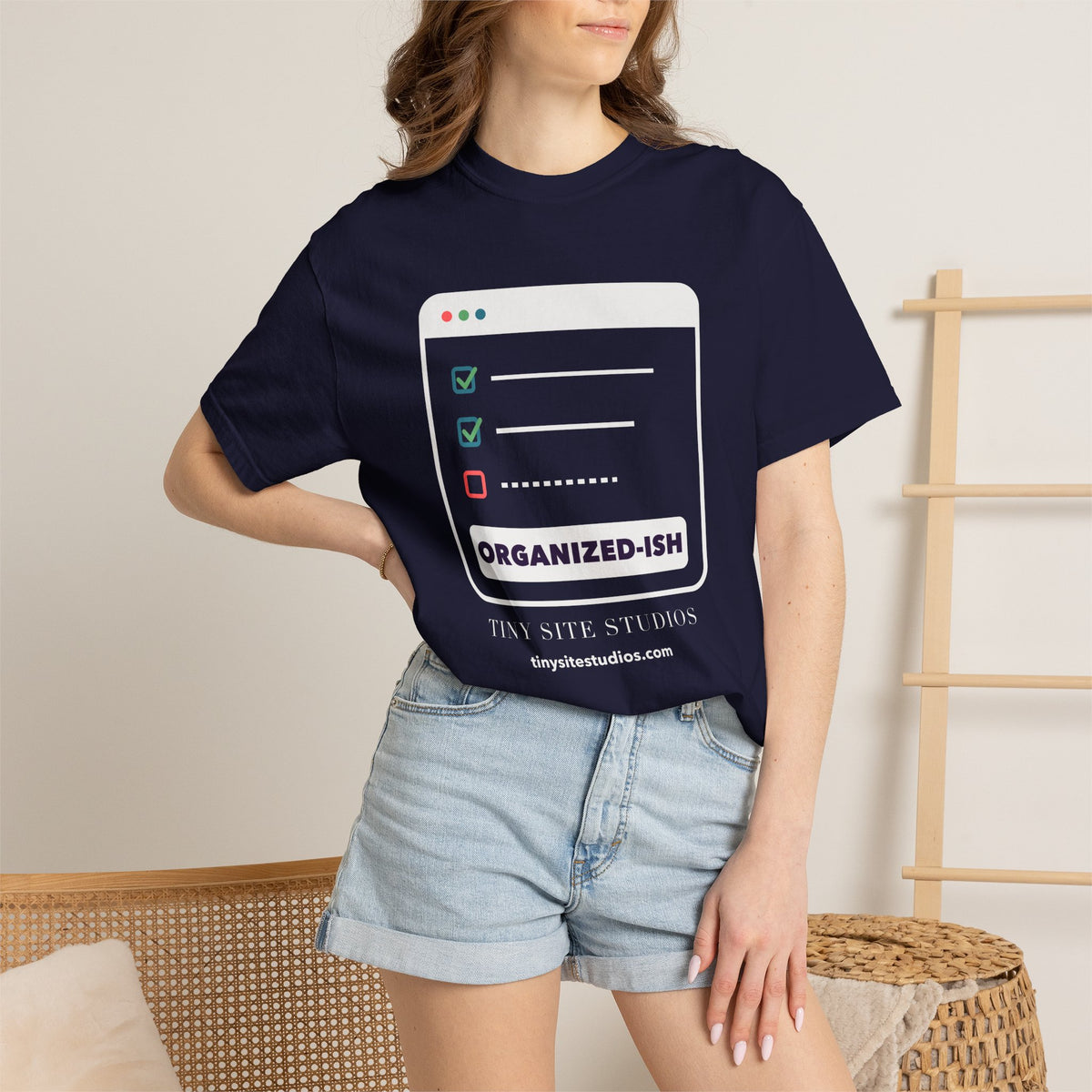 Organized-ish — Dark Colors Comfort Colors Tee