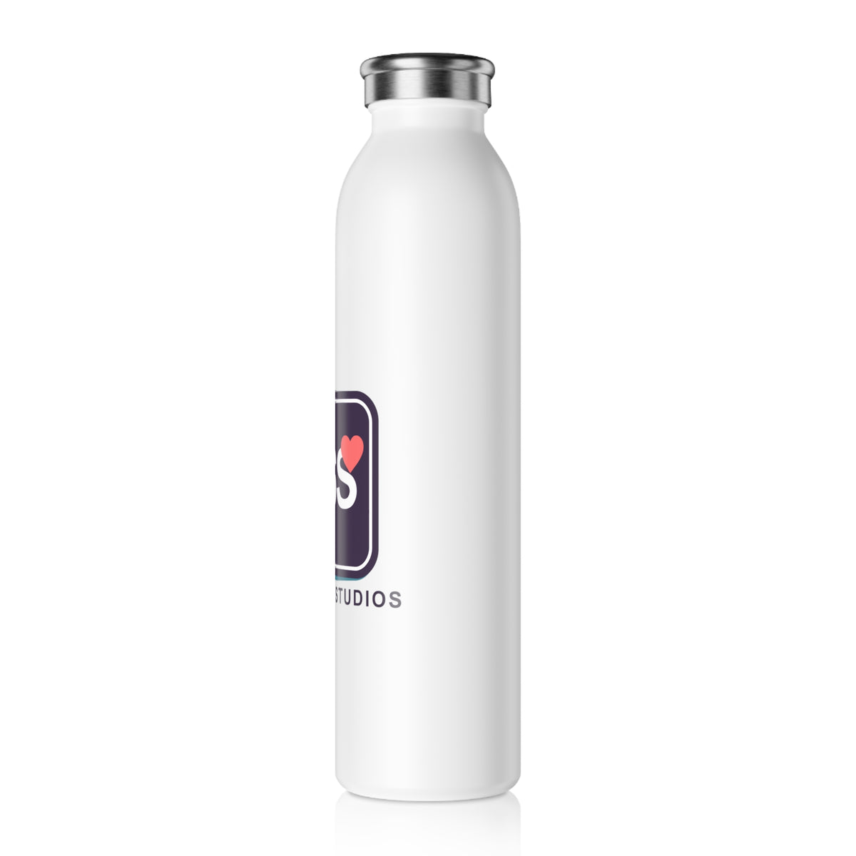 Tiny Site Studios Slim Water Bottle — Primary Logo