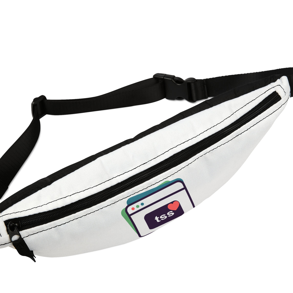 Tiny Site Studios Stacked-Card Fanny Pack