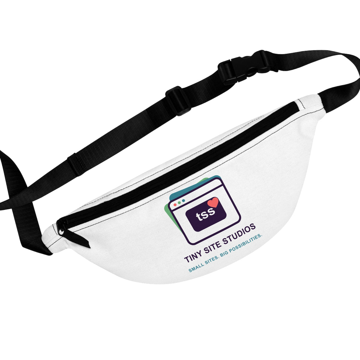 Tiny Site Studios Stacked-Card Fanny Pack