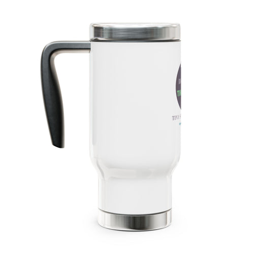 Big Idea. Tiny Site. — 14oz Travel Mug with Handle