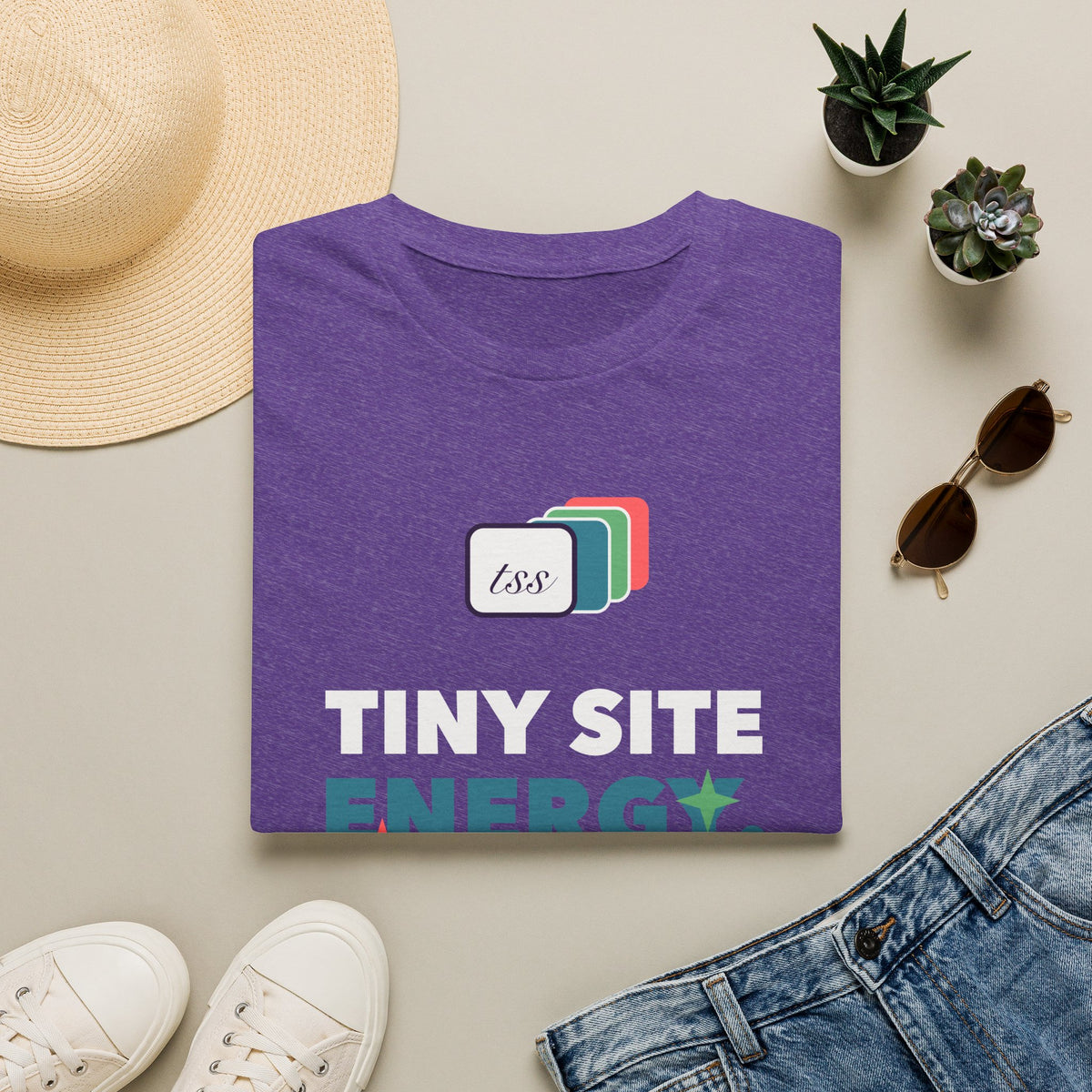 Tiny Site Energy — Dark Colors Gildan Softstyle Tee
