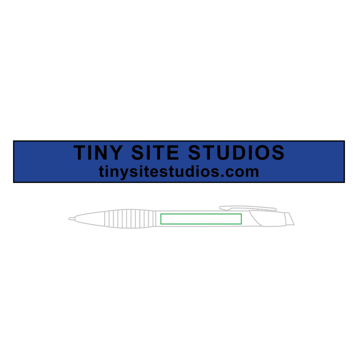 Tiny Site Studios Website Engraved Pen