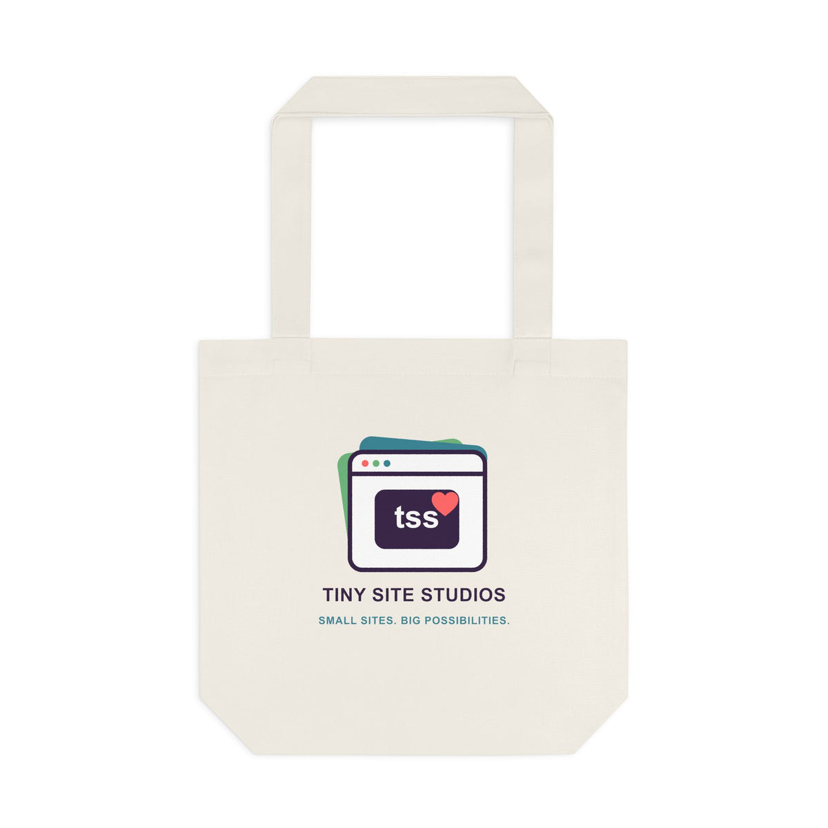 TSS Stacked-Site Cotton Tote — Stock Pending
