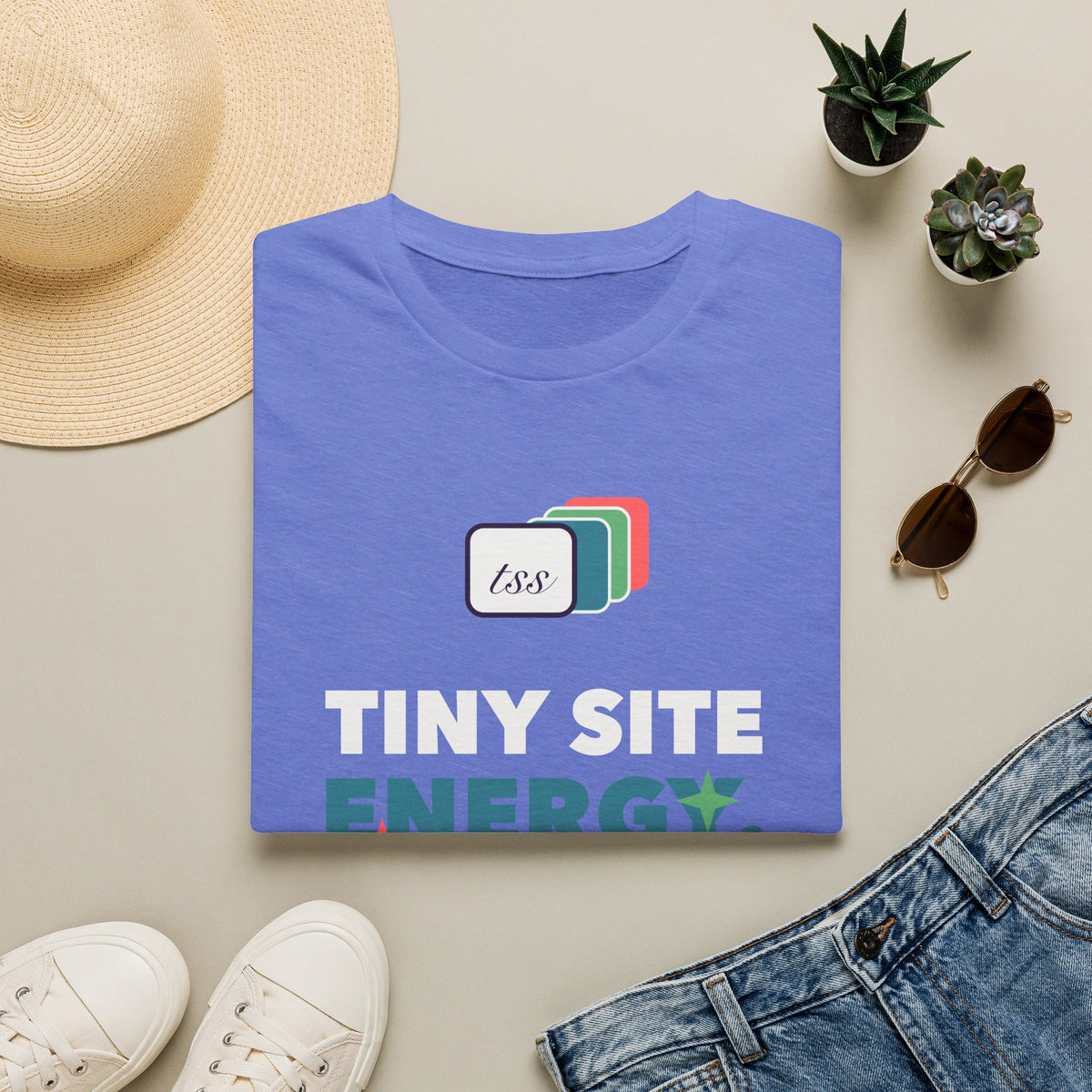 Tiny Site Energy — Dark Colors Gildan Softstyle Tee