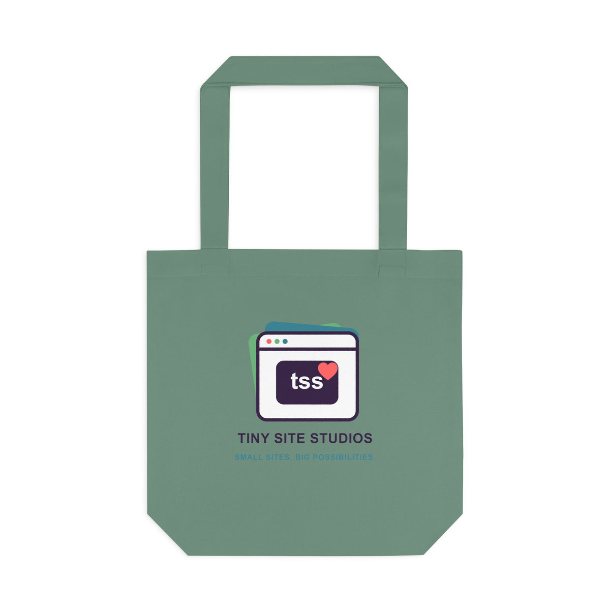 TSS Stacked-Site Cotton Tote — Stock Pending