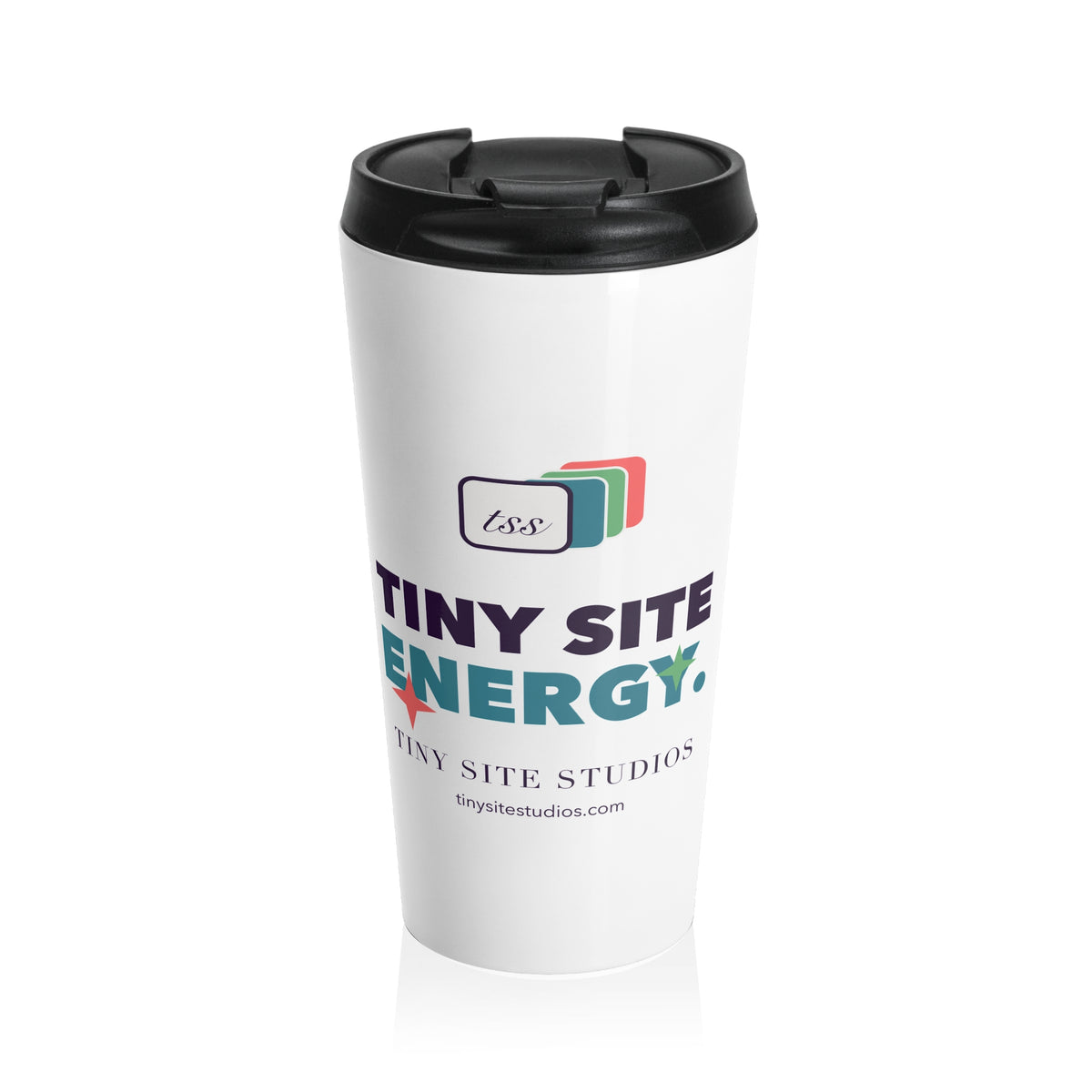 Tiny Site Energy — Stainless Steel Travel Mug