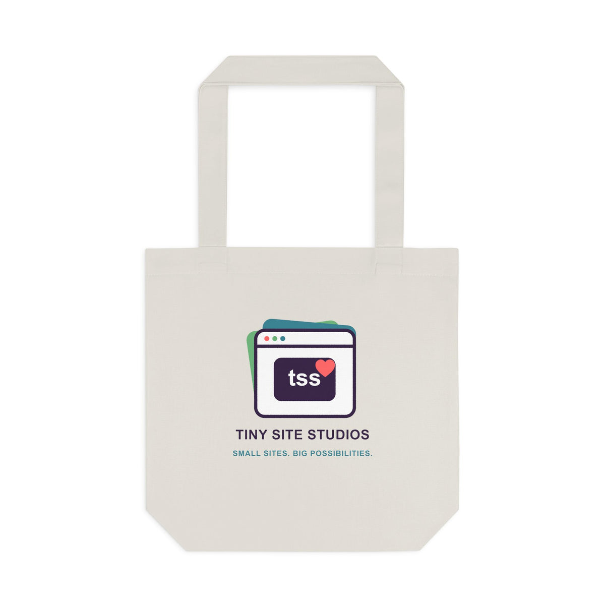 TSS Stacked-Site Cotton Tote — Stock Pending