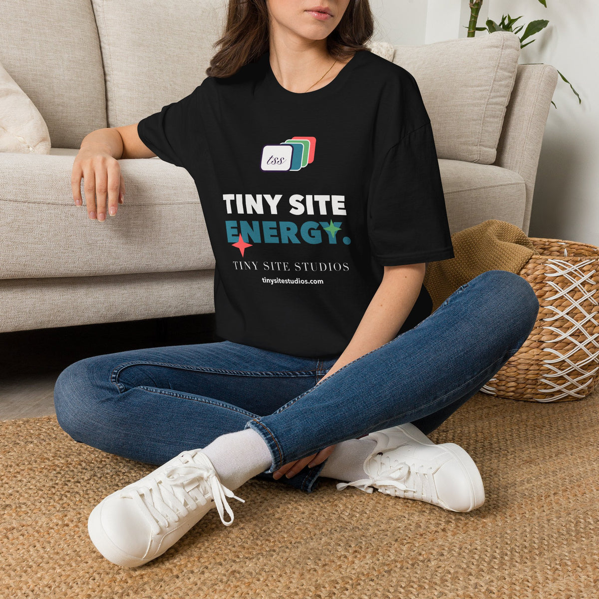 Tiny Site Energy — Dark Colors Gildan Softstyle Tee